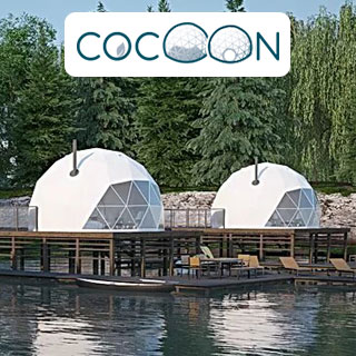 COCOON : Intégration visuelle du logo en référence de création TMA et accompagnement web e-commerce par Les Vikings, agence web à Lyon, en creation JS d'un simulateur 3D et son hébergement