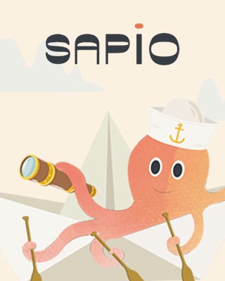 SAPIO : Intégration visuelle du logo en référence de TMA et accompagnement web e-commerce par Les Vikings, agence web à Lyon, en WordPress et hébergement WordPress