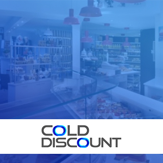 COLD DISCOUNT : Intégration visuelle du logo en référence de création de site web e-commerce par Les Vikings en Symfony avec hébergement e-commerce 
