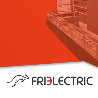FRIELECTRIC : Intégration visuelle du logo en référence de création de site web e-commerce par Les Vikings en Symfony avec hébergement e-commerce 